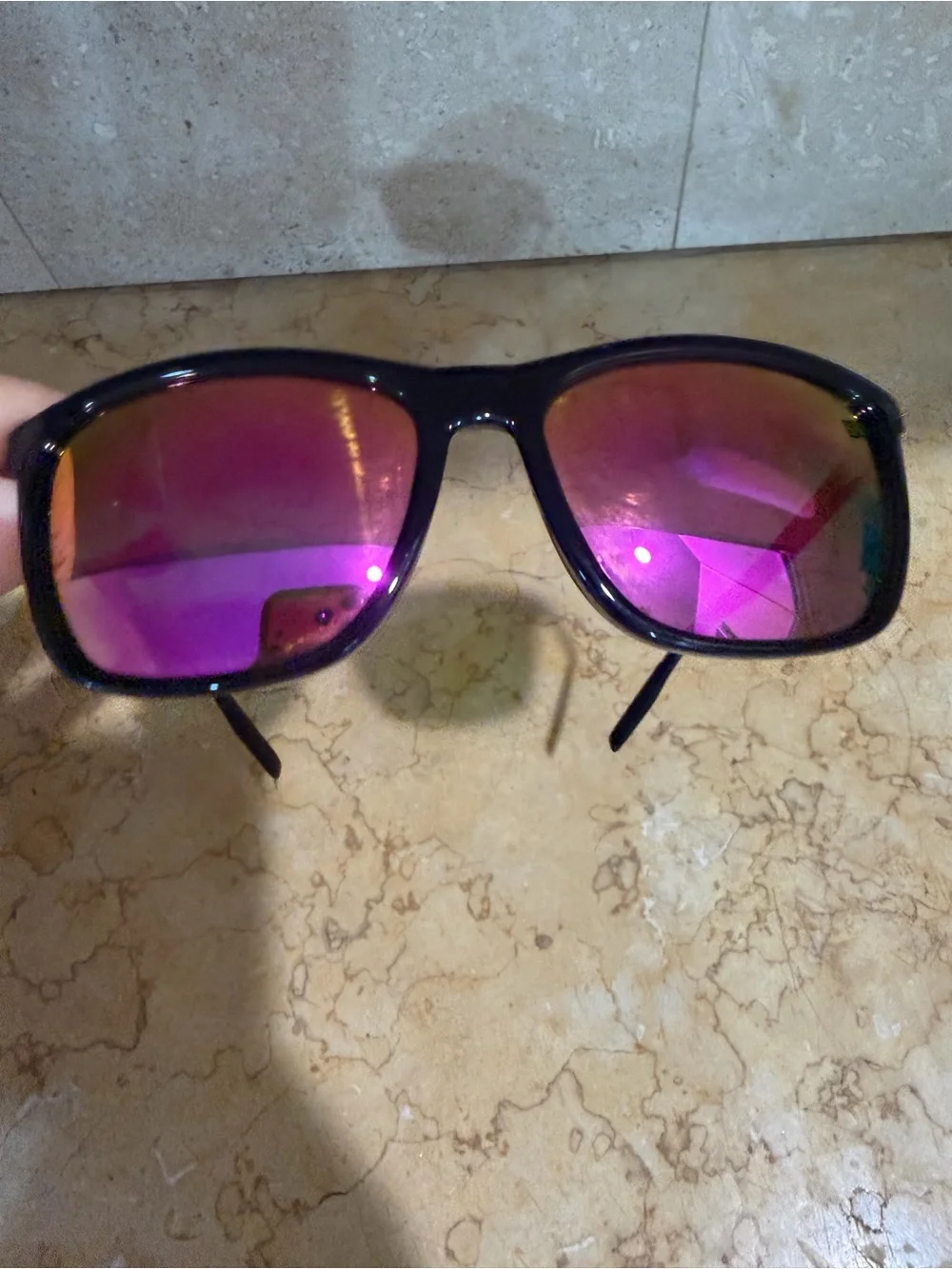 Merry’s Men's Polarized Sunglasses with Pink Mirror Lenses